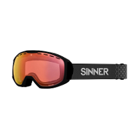 Sinner Mohawk Skibril   Mat Zwart   Oranje + Roze Lens
