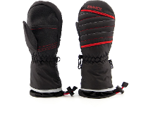 Sinner Stratton Kinder Skihandschoenen   Zwart/rood   11 12 Jaar