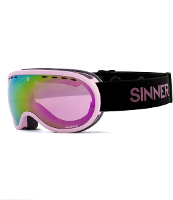 Sinner Vorlage S Skibril   Mat Roze   Roze Lens