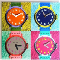 Wandklok Time Zone Multicolour