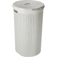 Wasmand Wasbox Style   Rond   48 Lt   Vintage Wit   Curver