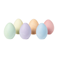 Stoepkrijt Gekleurde Eieren   Set Van 6