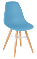 Zigzag Chair Blauw   Kubikoff